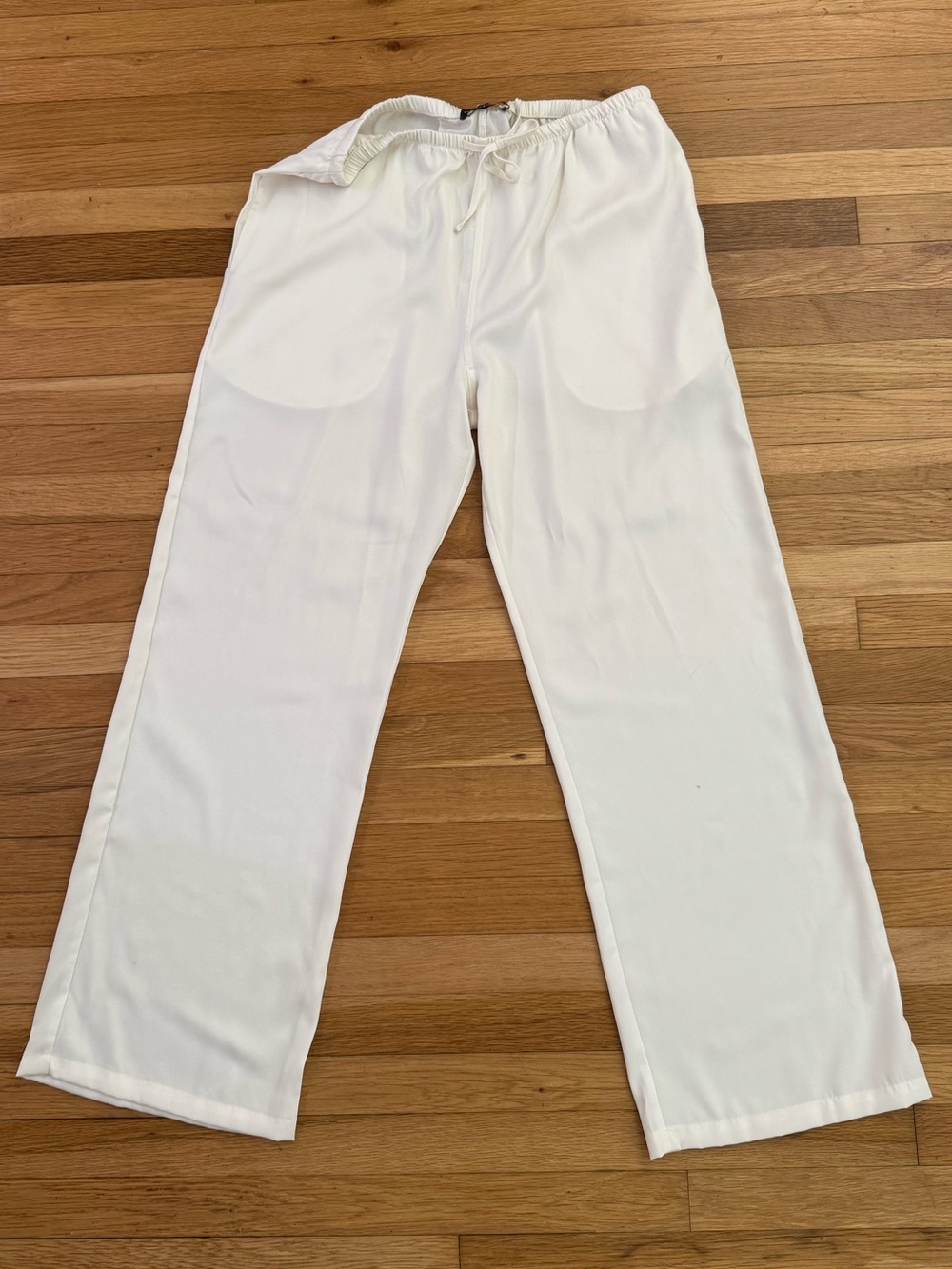 Brandy Melville Cream Satin Pants